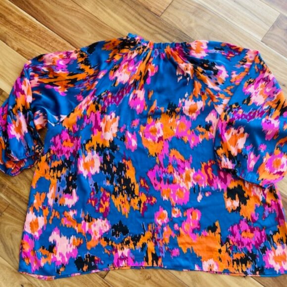 Eesome Cobalt Blue Blouse - Picture 3 of 3